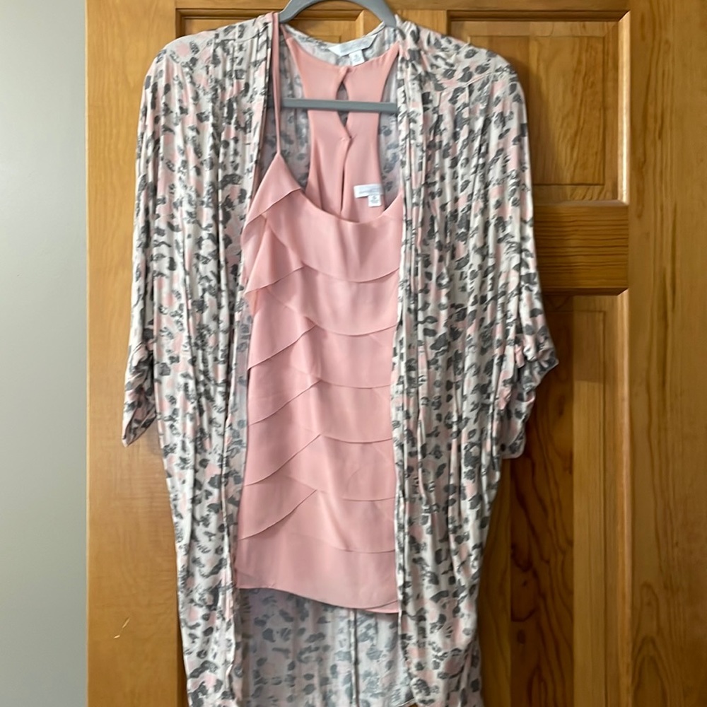 Charming Charlie tank and sweater set